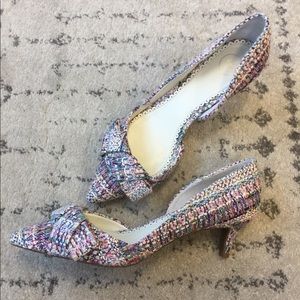 1901 tweed boucle kitten heel 9M NEVER WORN